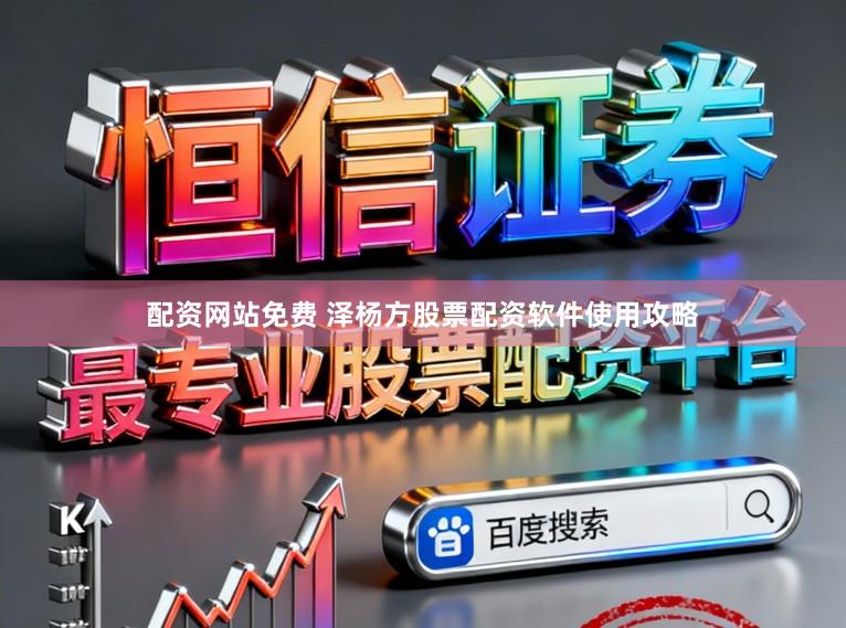 配资网站免费 泽杨方股票配资软件使用攻略